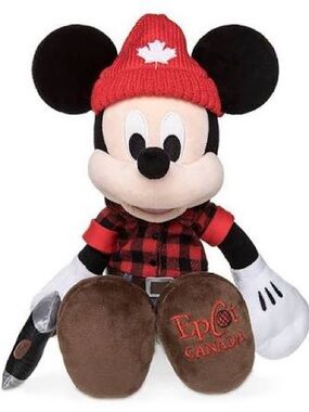 Disney World Epcot Canada - Lumberjack Mickey Plush